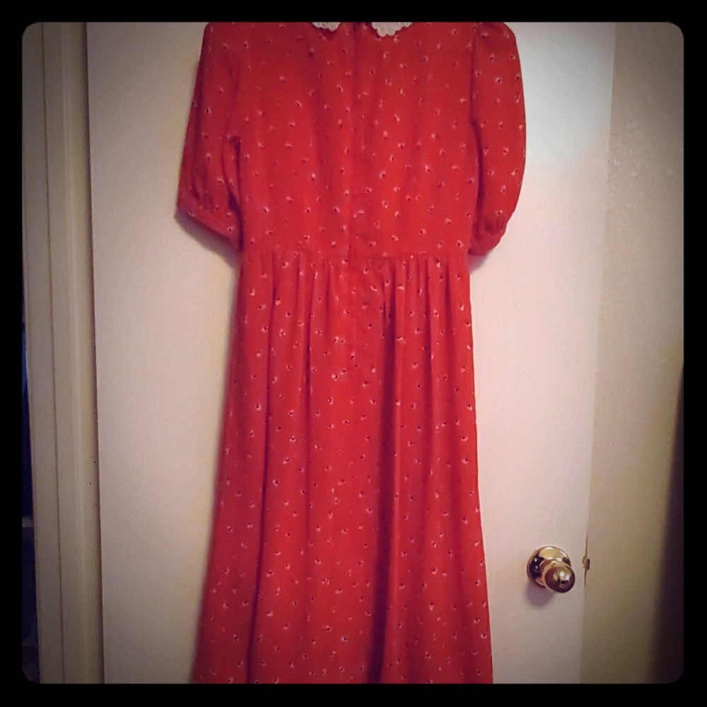 Vintage inspire hand made dress